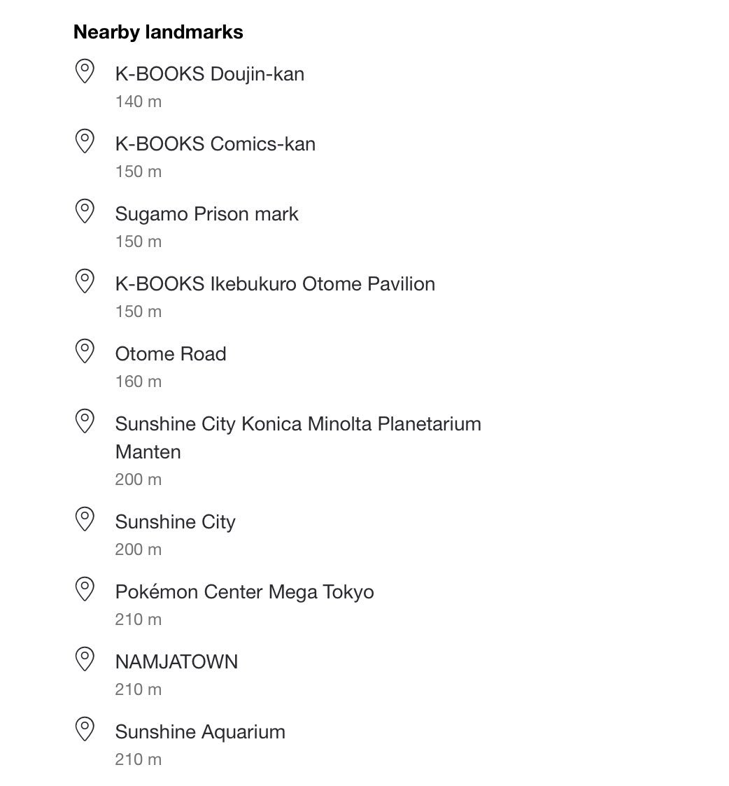 คนอื่นหาที่พักในญี่ปุ่น : ใกล้แลนด์มาร์คสำคัญ / ใกล้สนามบิน / ใกล้รถไฟฟ้า / ใกล้ห้าง / ใกล้คอนบินิ / ใกล้ร้านอาหาร / ใกล้สวนสาธารณะ

ฉัน :