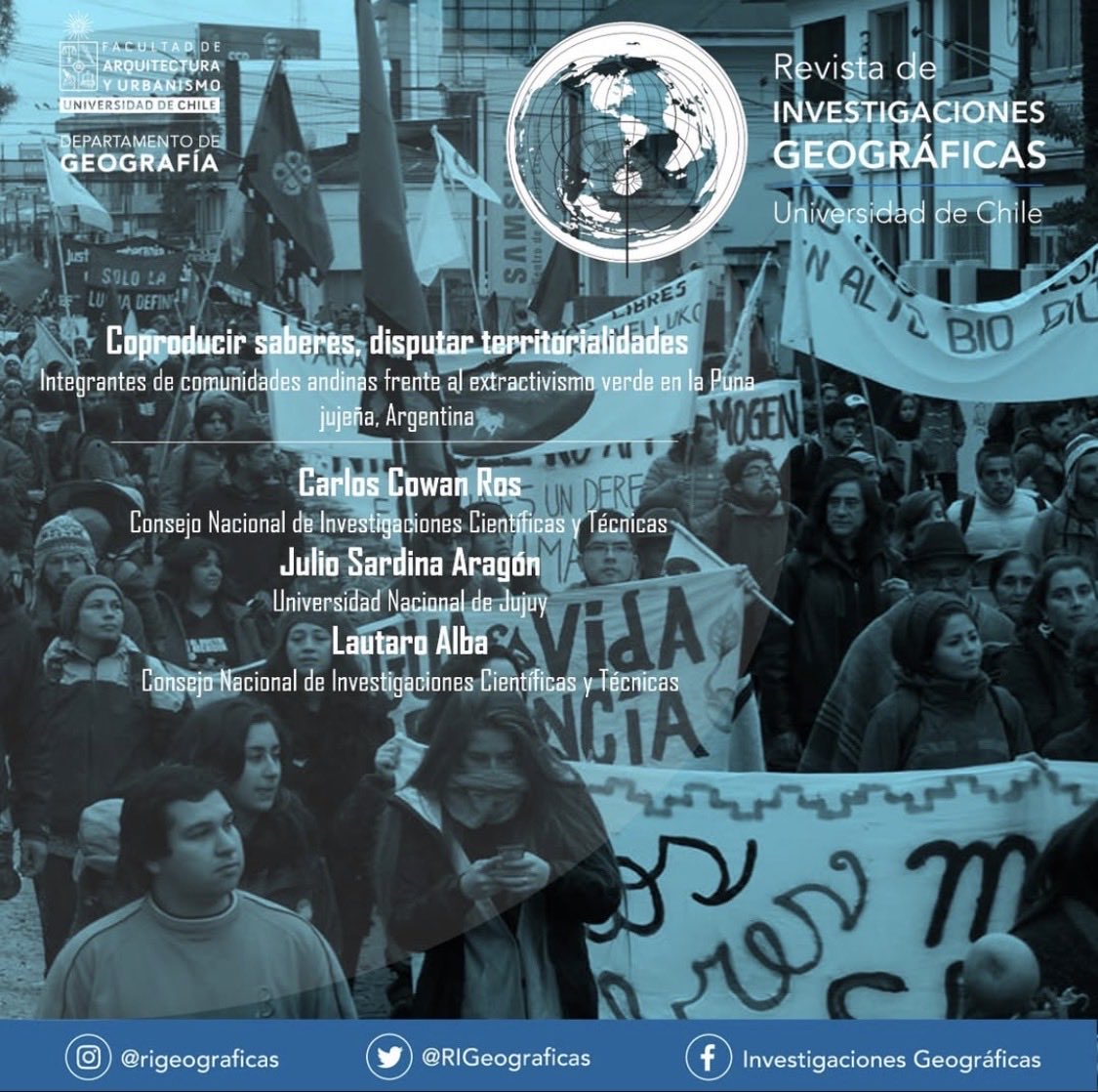 Invest. Geográficas: Una mirada desde el Sur tweet media
