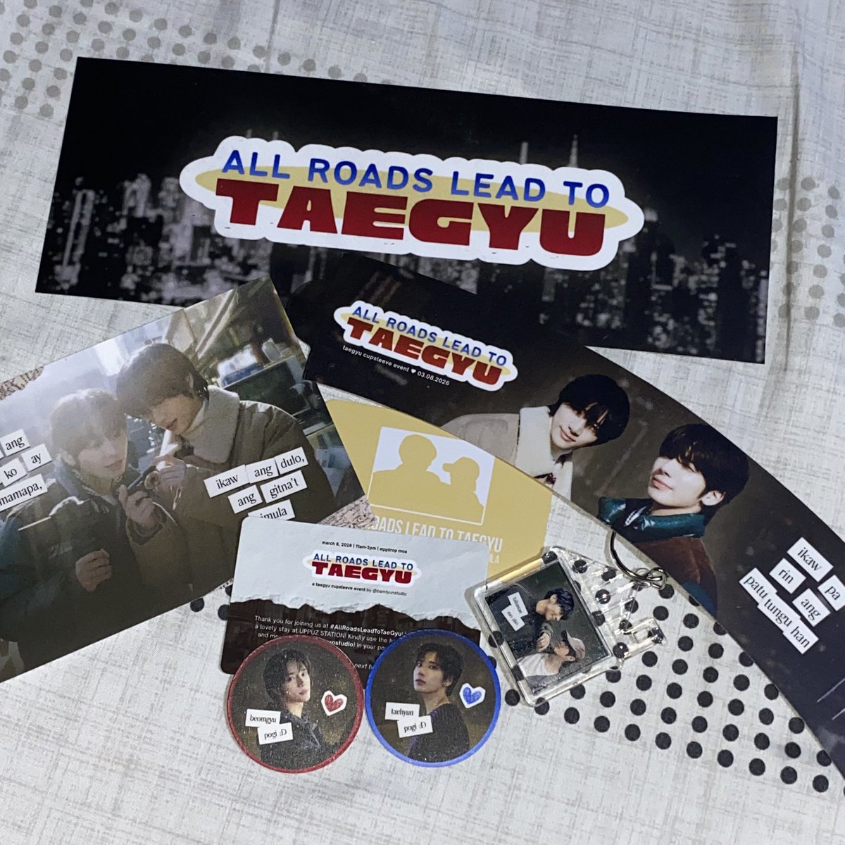 my taegyu heart is so so full!!! tysm <a href="/bamtyunstudio/">⭑.ᐟ</a> 🥹🫶🏻

 #AllRoadsLeadToTaeGyu