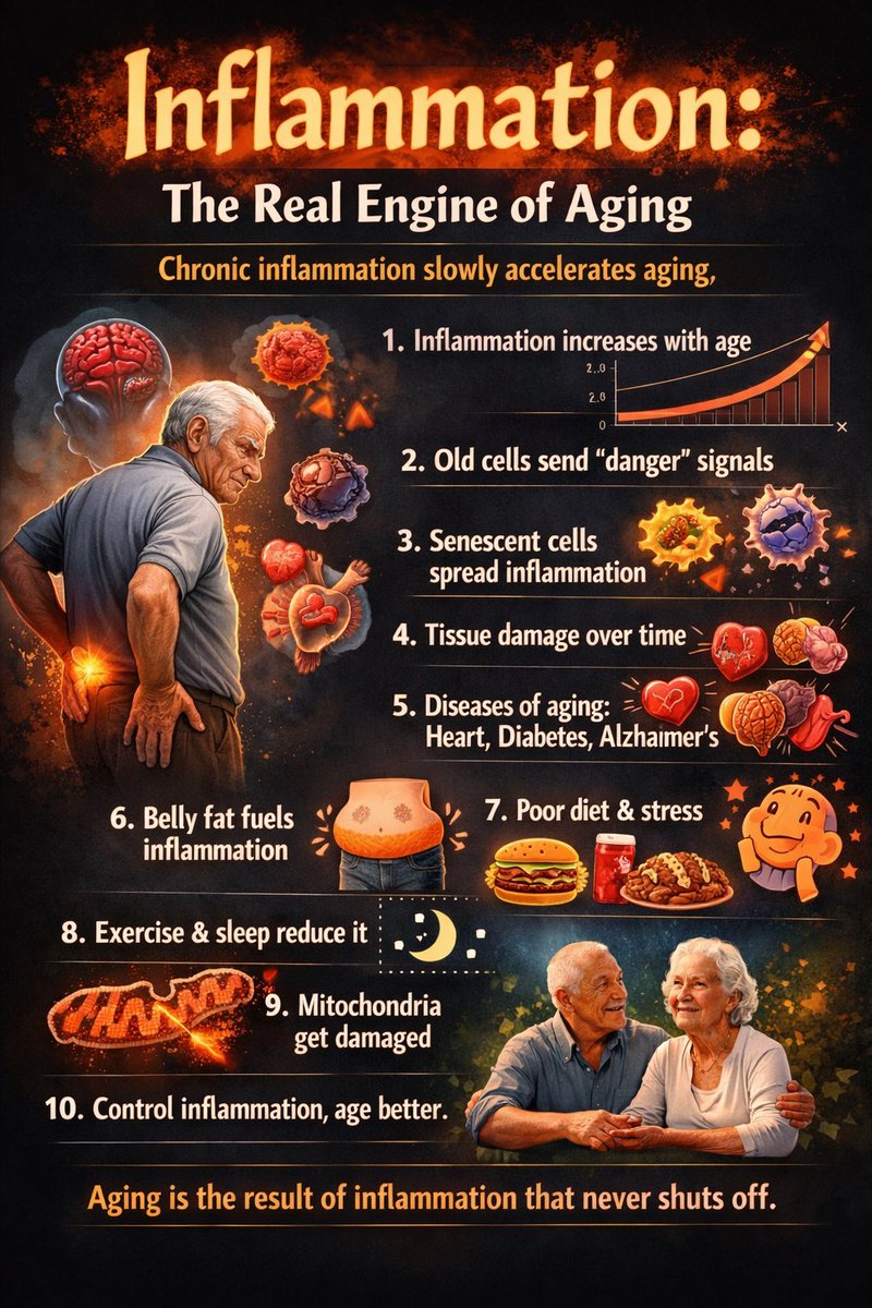 Inflammation: the real engine of aging Aging is not just about getting ...