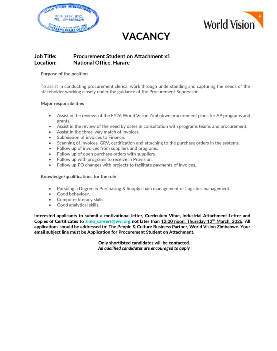 World Vision Zimbabwe tweet media