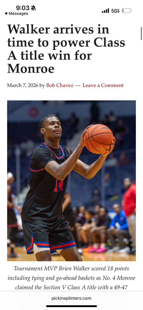 Brien Walker 6’4 WR ⭐️ tweet media