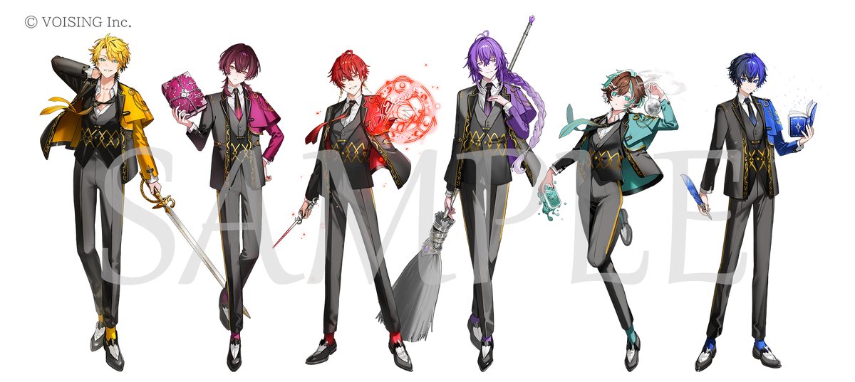 nana_tetra's tweet image. #ブラフラ Magical College Goods　のビジュアルを担当させていただきました。どうぞよろしくお願いいたします！