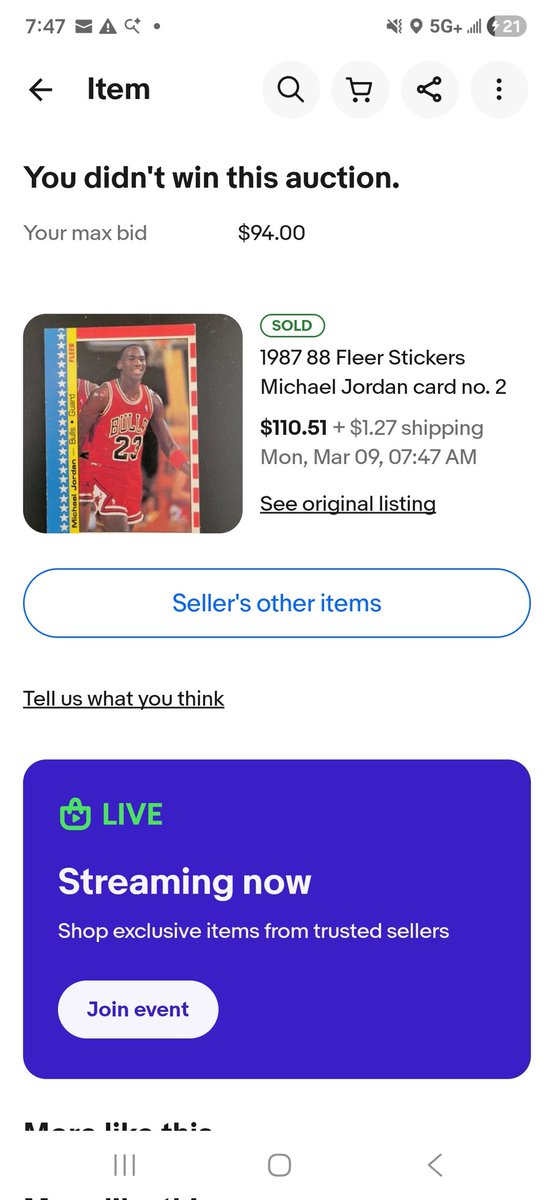 Close but no cigar ...