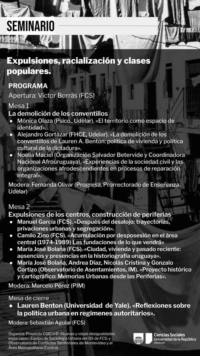 Equipo Sociología Urbana - Udelar tweet media