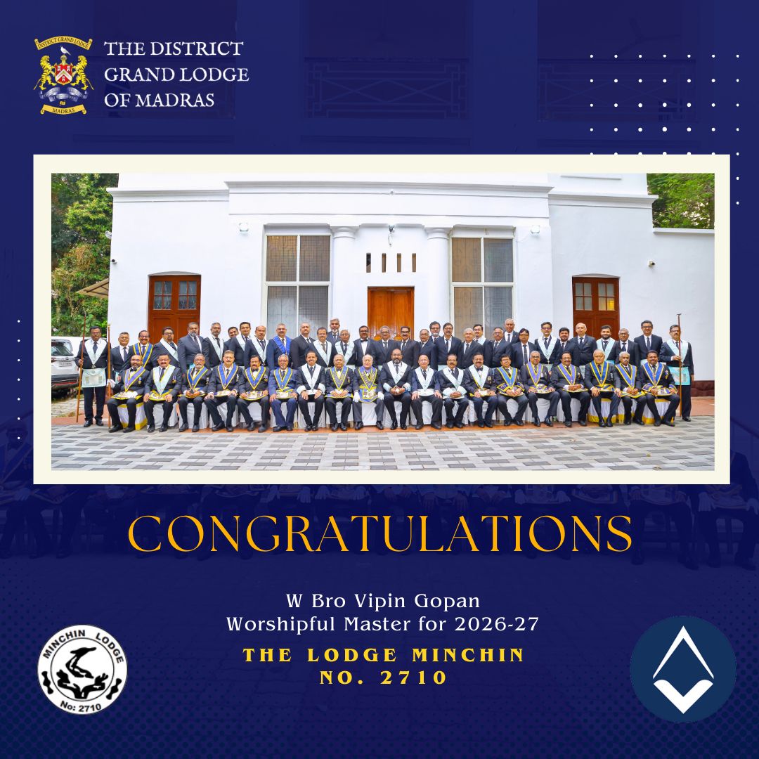 District Grand Lodge of Madras tweet media
