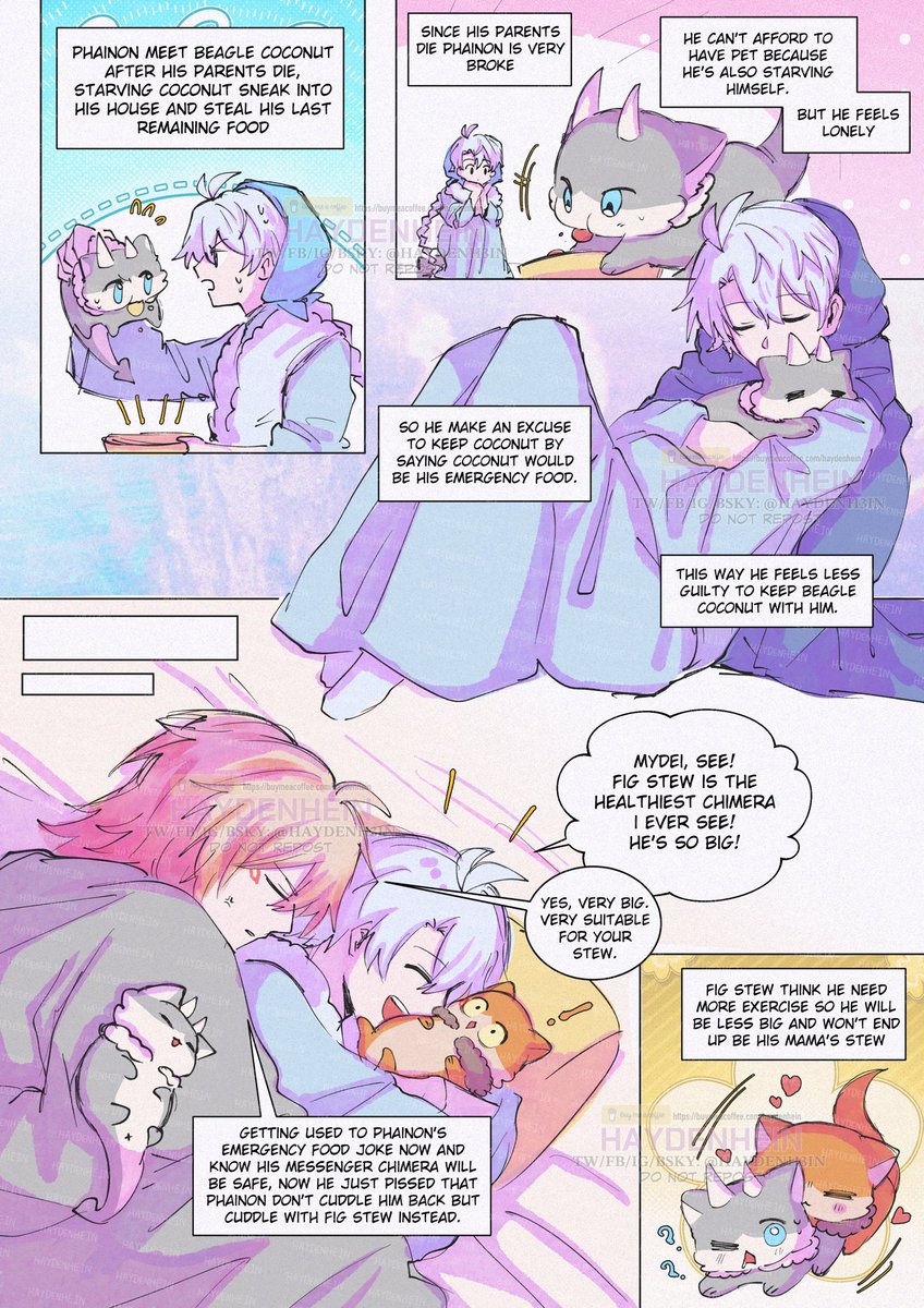 (pursuit of jade)

phainon now having two cutest emergency food. and lucky him, mydei can feed them all💖