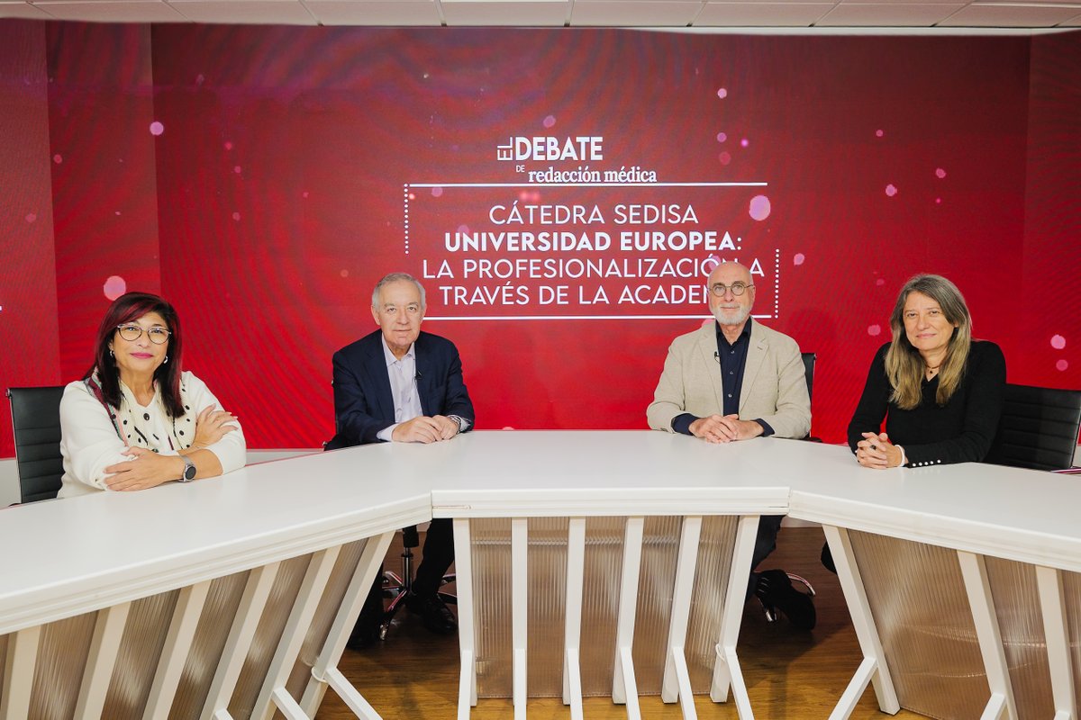 redaccionmedica's tweet photo. #DebateRM | @SEDISA_NET y @UEuropea crean una Cátedra pionera para guiar hospitales sin intuición
https://t.co/8GnkAPEa0k https://t.co/bblsWFMUbb