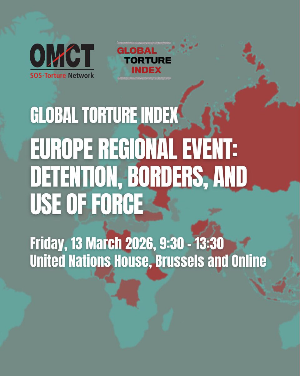 World Organisation Against Torture (OMCT) tweet media