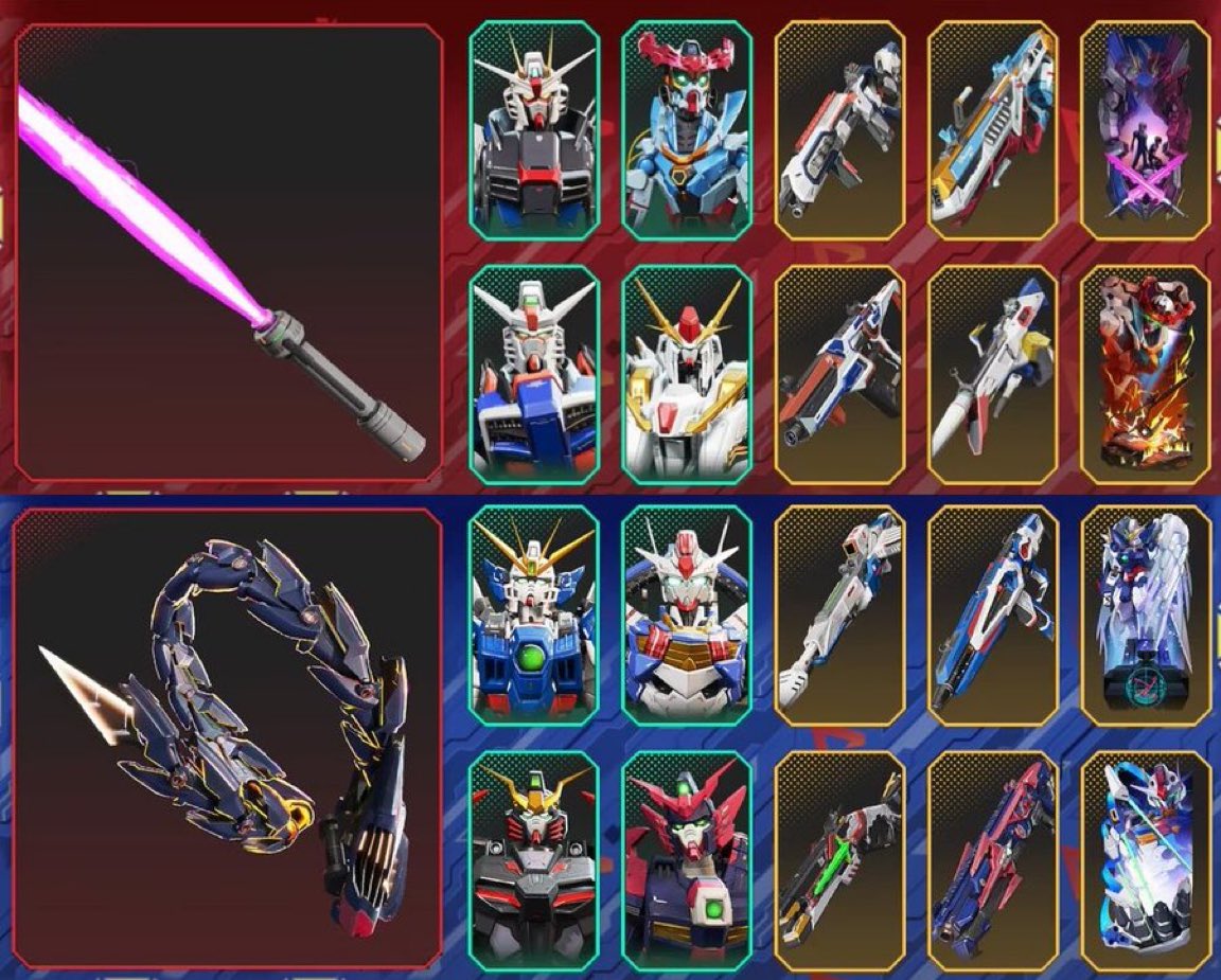 Osatou_Apex's tweet photo. ⚡️ガンダムコラボ⚡️
【コンプリート価格が判明！】
🗓️3月11日開催

・ヒートロッド　　23100AC
・ビームサーベル　23100AC

＝全アイテム　46200AC💸

#APEX│#エーペックスレジェンズ https://t.co/ryd9Sqjpni