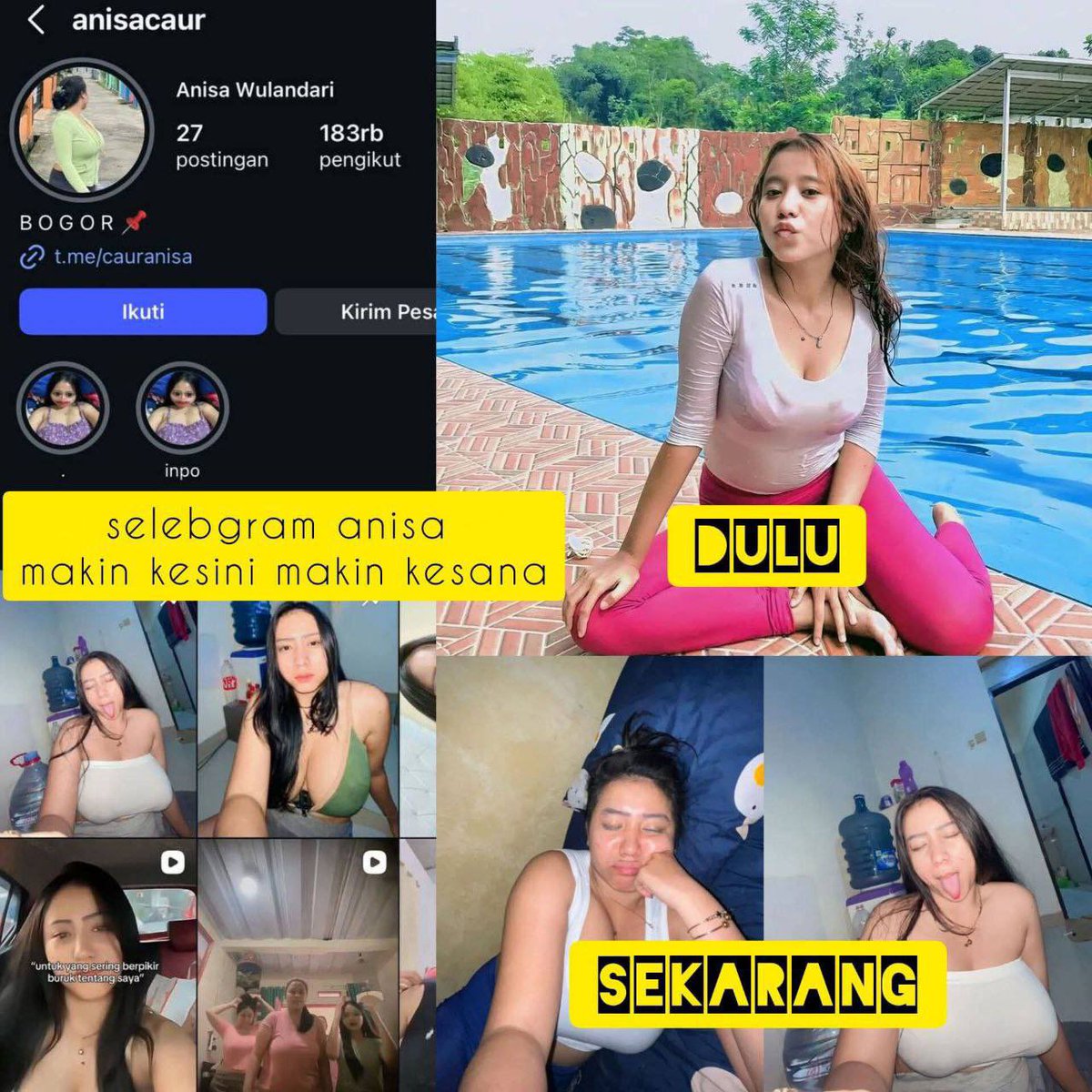ViralIndo7346's tweet photo. 🎬Seleb Anisa 

📀https://t.co/aoxxc2r81N

🎬Imah hjb koleksi

📀https://t.co/0J5W4r8TYF

Grup Telegram : https://t.co/yzTABBDV30 https://t.co/7wxU6P5rNO