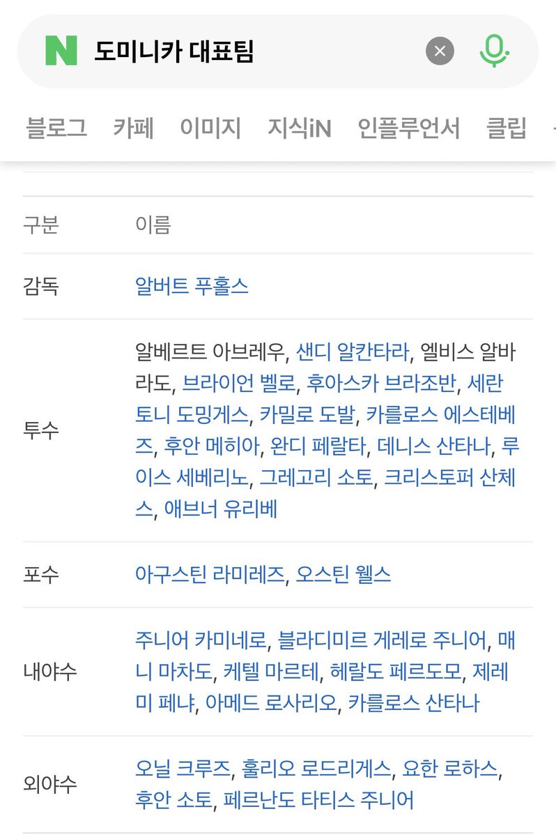 여러분 도미니카 대표팀 18명이 메이저리그 선수입니다 우린 그냥 즐겜하면 됩니다