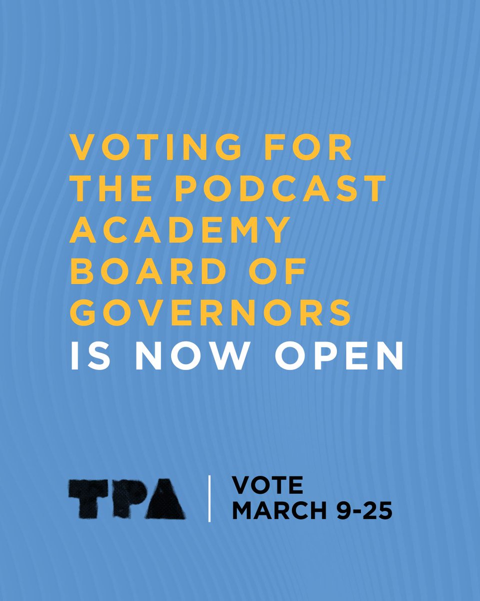 The Podcast Academy tweet media