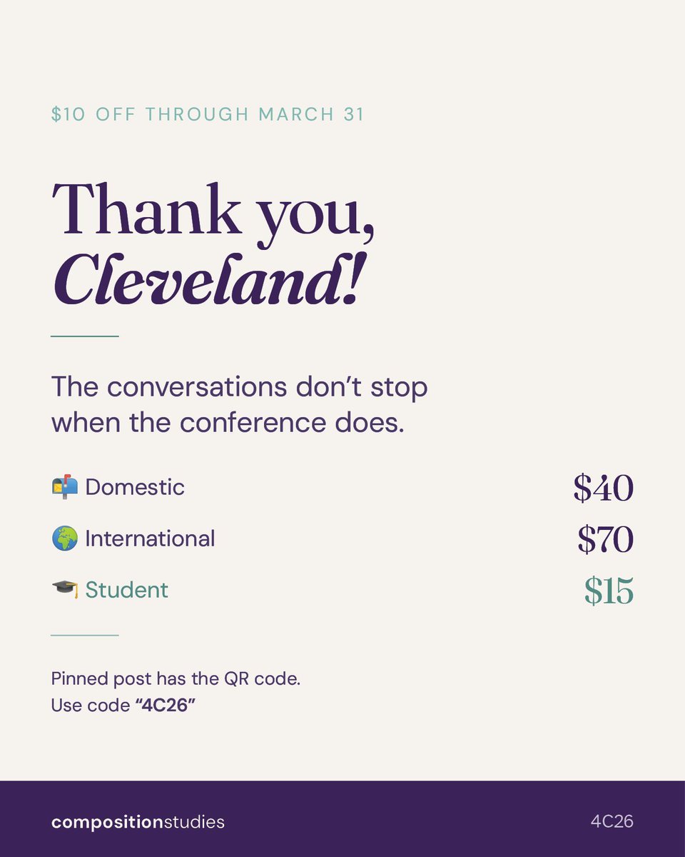 Composition Studies tweet media