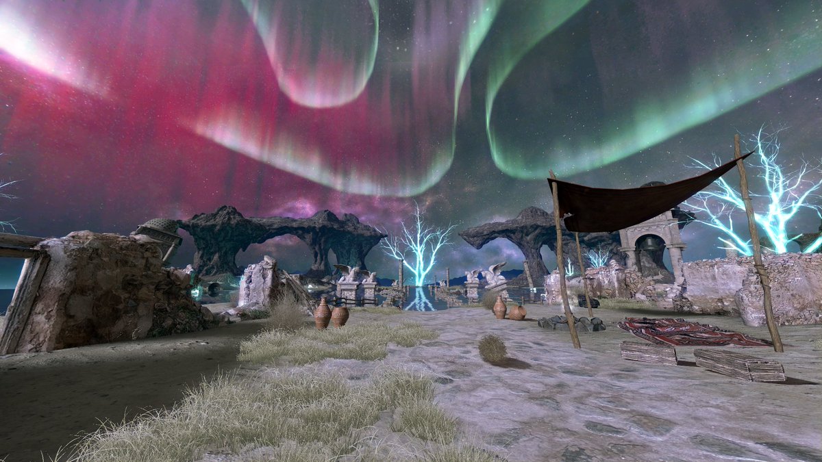 Vindictus's tweet image. A perfect reflection of the cosmos, both above and below yourself.
Walking on a canvas where Earth meets Sky. #Vindictus #Raid