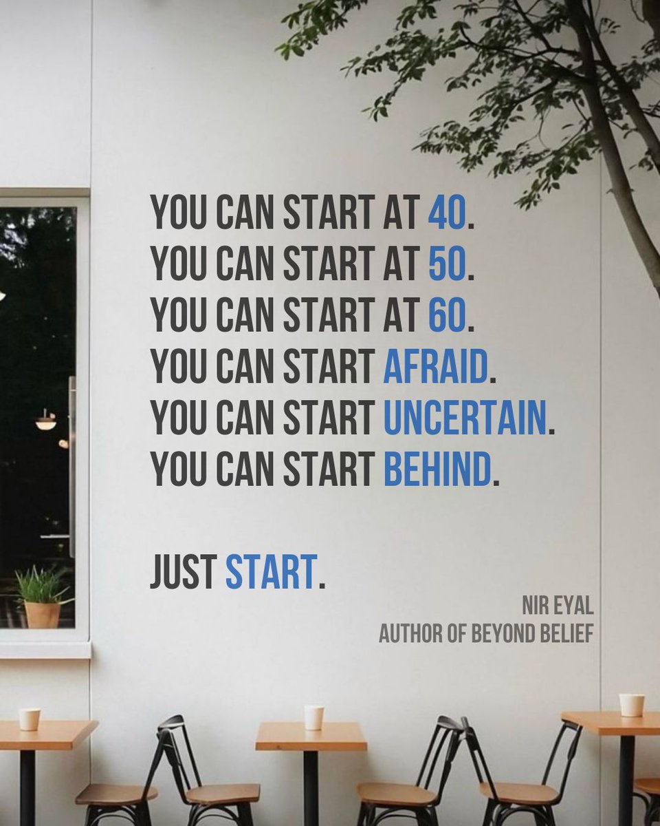 #1 reason stopping us from starting: 
Not (lack of) talent. 
But the story we tell ourselves. 

"I'm