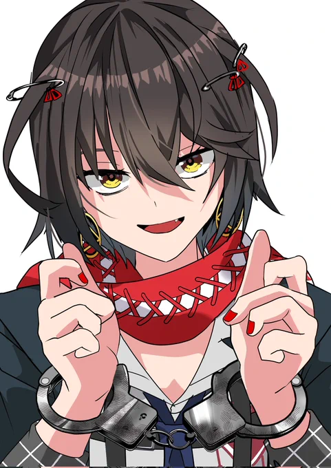 #まっしろキャンバス 手錠ましろくん