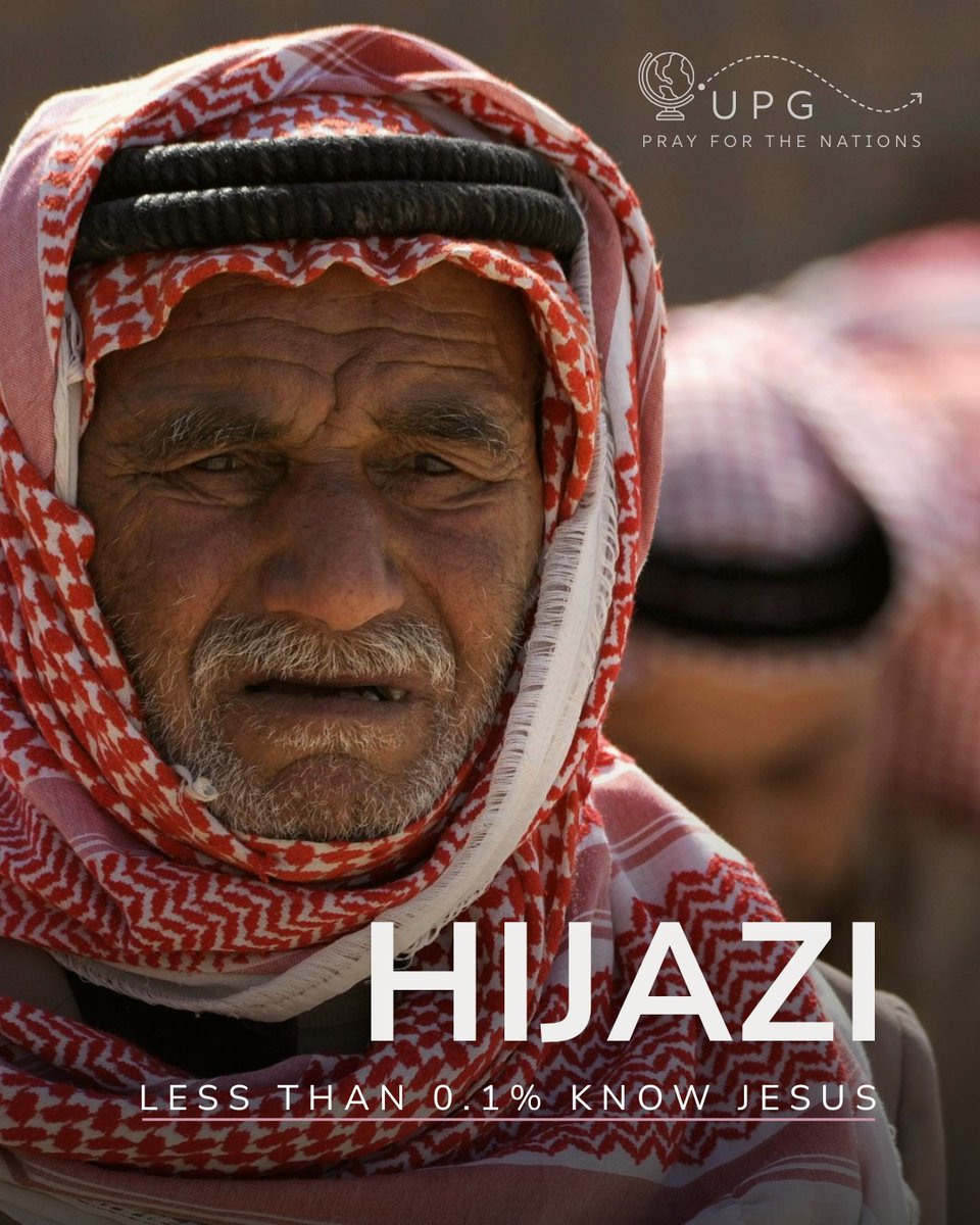 AWMontheweb's tweet photo. Making up the majority of the Arab population of Saudi Arabia, the Hijazi live mainly along the western coast of the country. 

Among the Hijazi people, less than 0.1% identify as Christians, and many having little opportunity to encounter the gospel personally. https://t.co/b6tVjhUnyJ