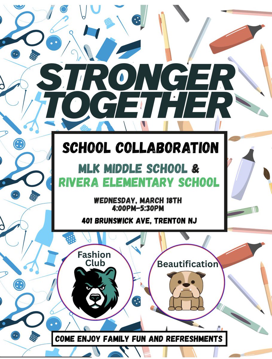 MLK_Bears's tweet photo. Check out our school collaboration event! 

¡Mira nuestro evento de colaboración escolar! https://t.co/OZnrvkBDBg