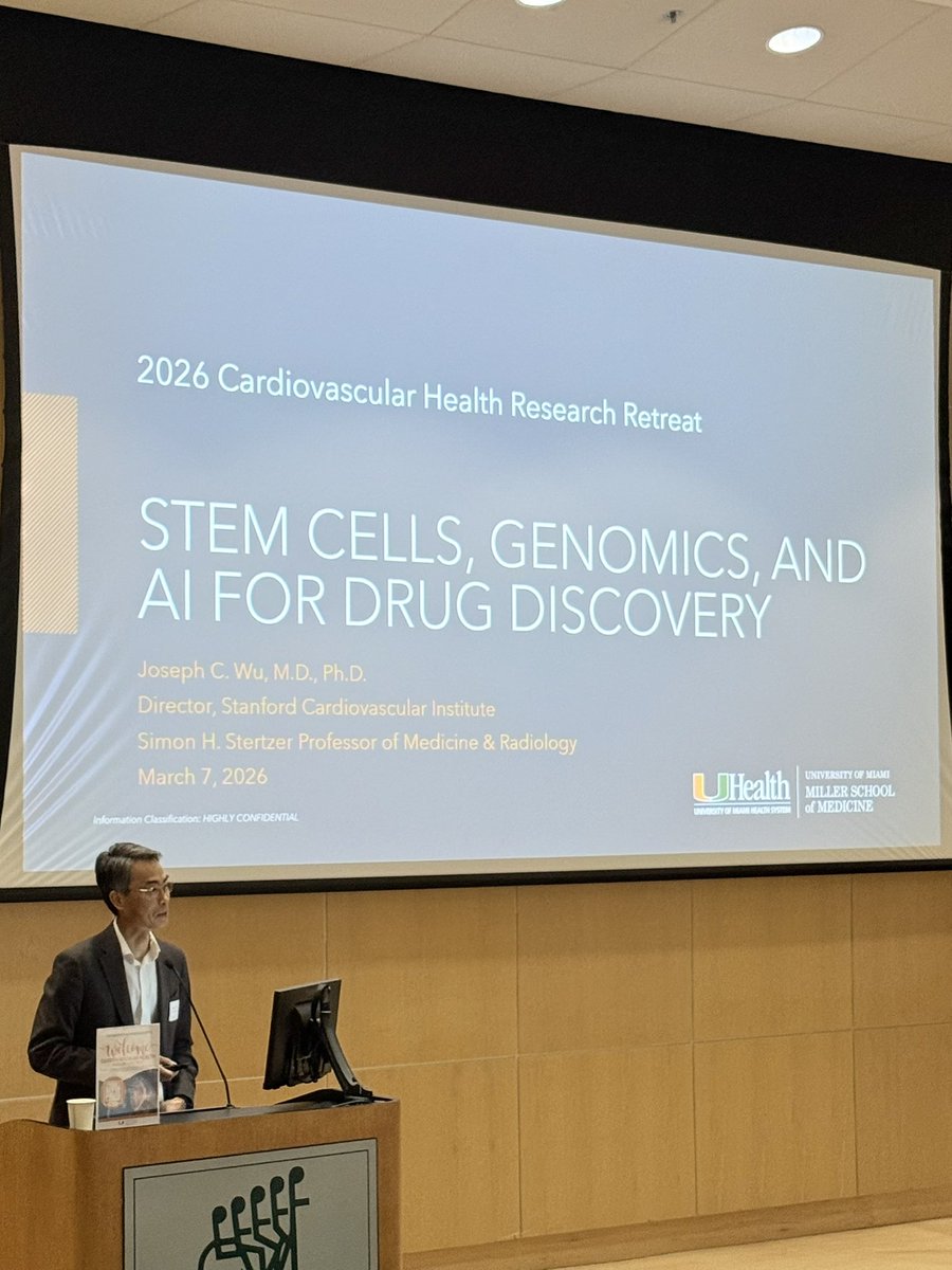 drsuminthapa's tweet photo. An incredible weekend!🫀

Stem Cells, Genomics, and AI for Drug Discovery
#CardiovascularHealthResearchRetreat2026 #CardiovascularHealth #MedicalResearch #UniversityOfMiami #MillerSchoolOfMedicine #HeartHealth #Research #Medicine https://t.co/f13kmF5Dnu