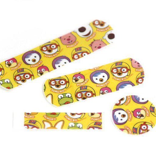 Yoongu using Pororo theme song for his birthday post and using a pororo themed band aid. He is so adorable