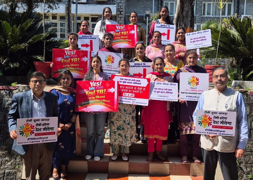 VishalKangraHP's tweet photo. Today, CHOs of Tiara &amp; Nagrota Surian blocks attended an ACSM Sensitization Workshop at RHWTC Chebb under the guidance of MOH &amp; DTO Dr R. K. Sood. The session focused on strengthening TB awareness, early detection, and community participation towards a #TBMuktBharat https://t.co/8RHDNKZKxp