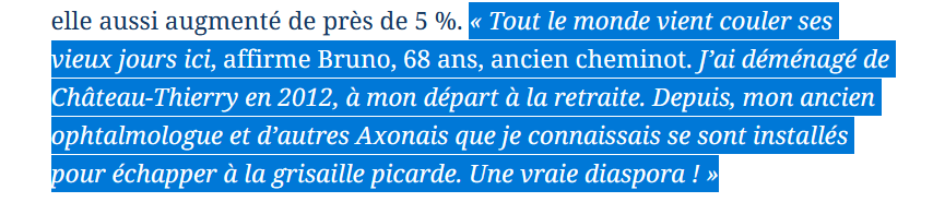 A Saint-Raphaël, la moitié des habitants a + de 60 ans. <a href="/Le_Figaro/">Le Figaro</a> est allé enquêter.

Je vous présente Bruno.
Bruno est ancien cheminot.
Bruno est à la retraite depuis 14 ans.
Bruno a 68 ans.

A son âge, ma génération sera encore en train de cotiser. lefigaro.fr/actualite-fran…