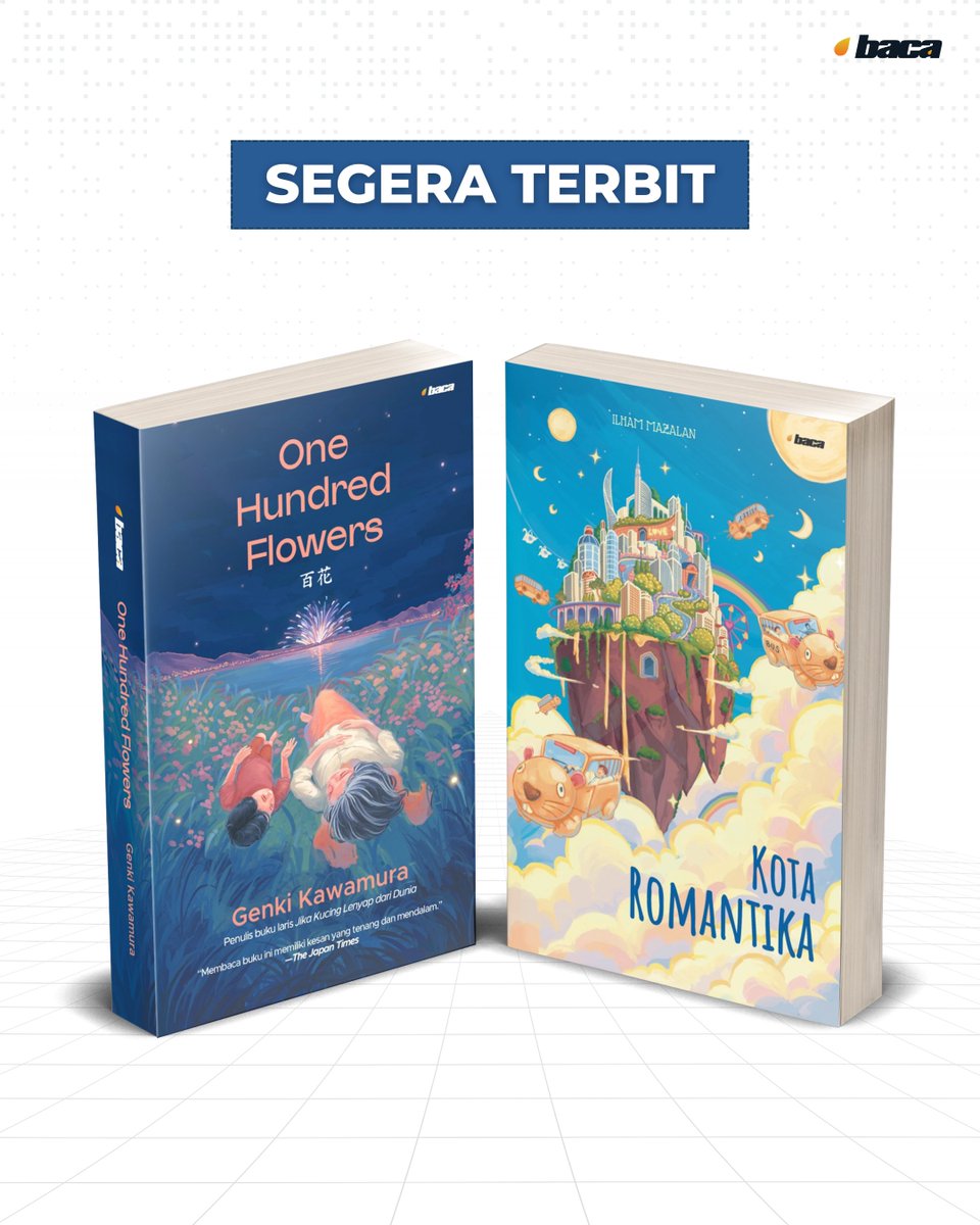 Dua buku terbaru dari Penerbit Baca segera terbit!

Siapa yang udah gak sabar mau baca bukunya? 🙋‍♀️🙋‍♂️