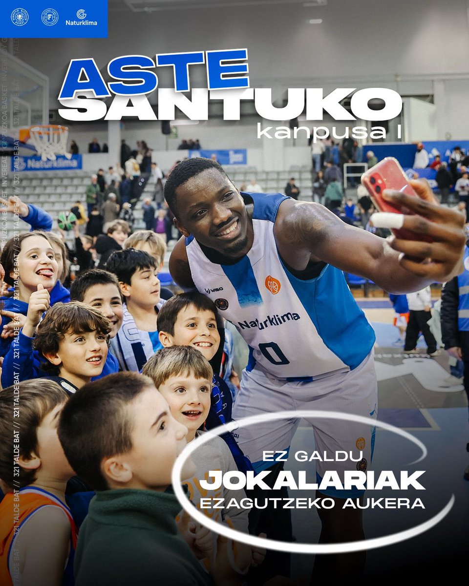 gipuzkoabasket's tweet image. 🏀 𝐀𝐒𝐓𝐄 𝐒𝐀𝐍𝐓𝐔𝐊𝐎 𝐊𝐀𝐍𝐏𝐔𝐒𝐀
Apirilaren 7tik 10era, @aldapetamaria ikastetxean.

ℹ️ Info + izen-emateak:
👉 gipuzkoabasket.com/inscribete/

📩 Infomarzio gehiago: campus@gipuzkoabasket.com

#Campus #FundacionGipuzkoaBasket #Harrobia #GureIndarraZara #HiruBiBatTaldeBat
