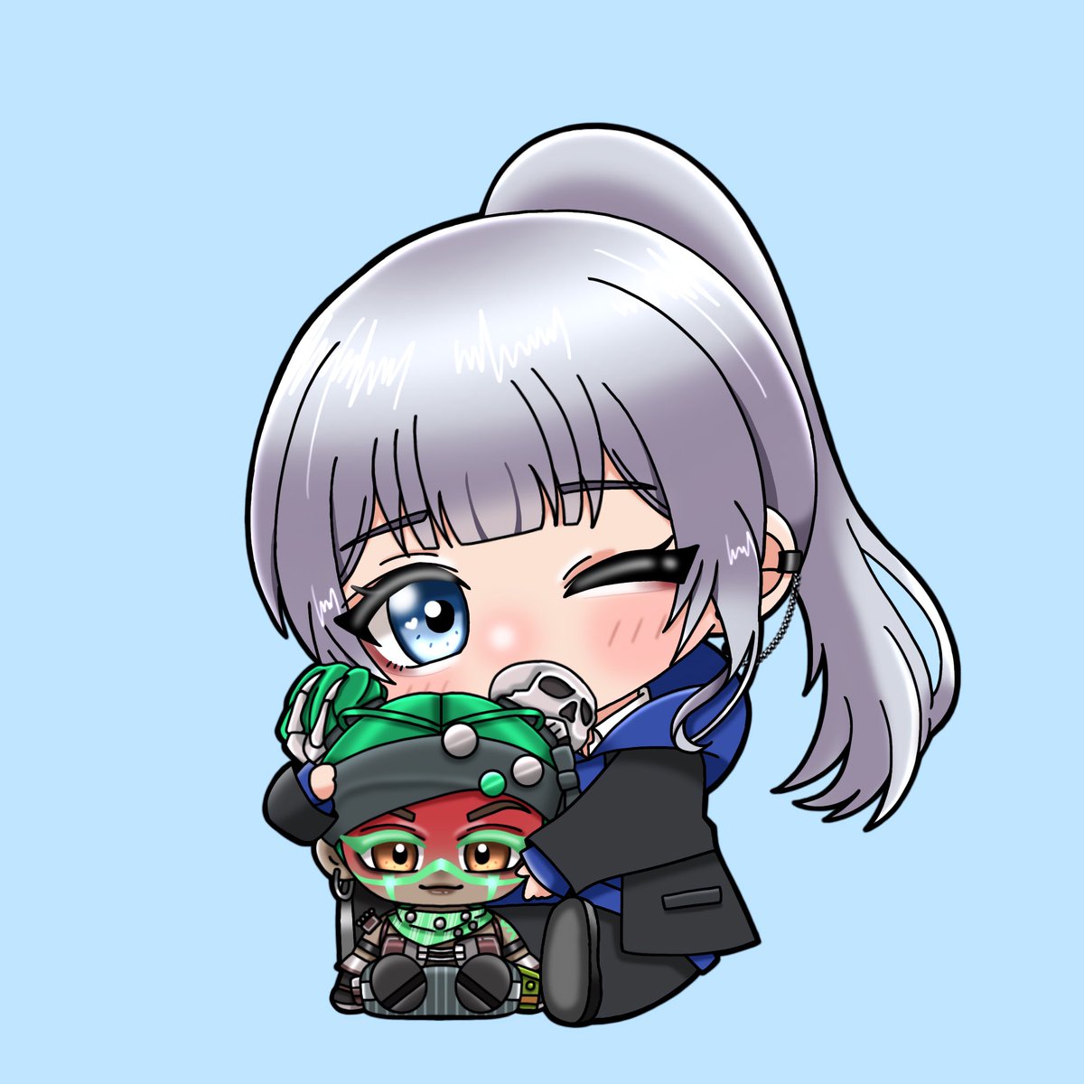 momo_momoacha's tweet photo. #RTCUP の優勝イラスト出来上がった✨️
私は学ランで発注しました✨️
青要素は、パーカーに入れてもらったよ❄️
ポニテもウインクもクルンも注文通り💙
ありがとうございます‼️
面白い企画だったし、
万年シルバーな私が優勝できたし、
どんでん返しあったりで楽しかった✨️
また出たいなぁ🥰 https://t.co/IU1bzZv60G
