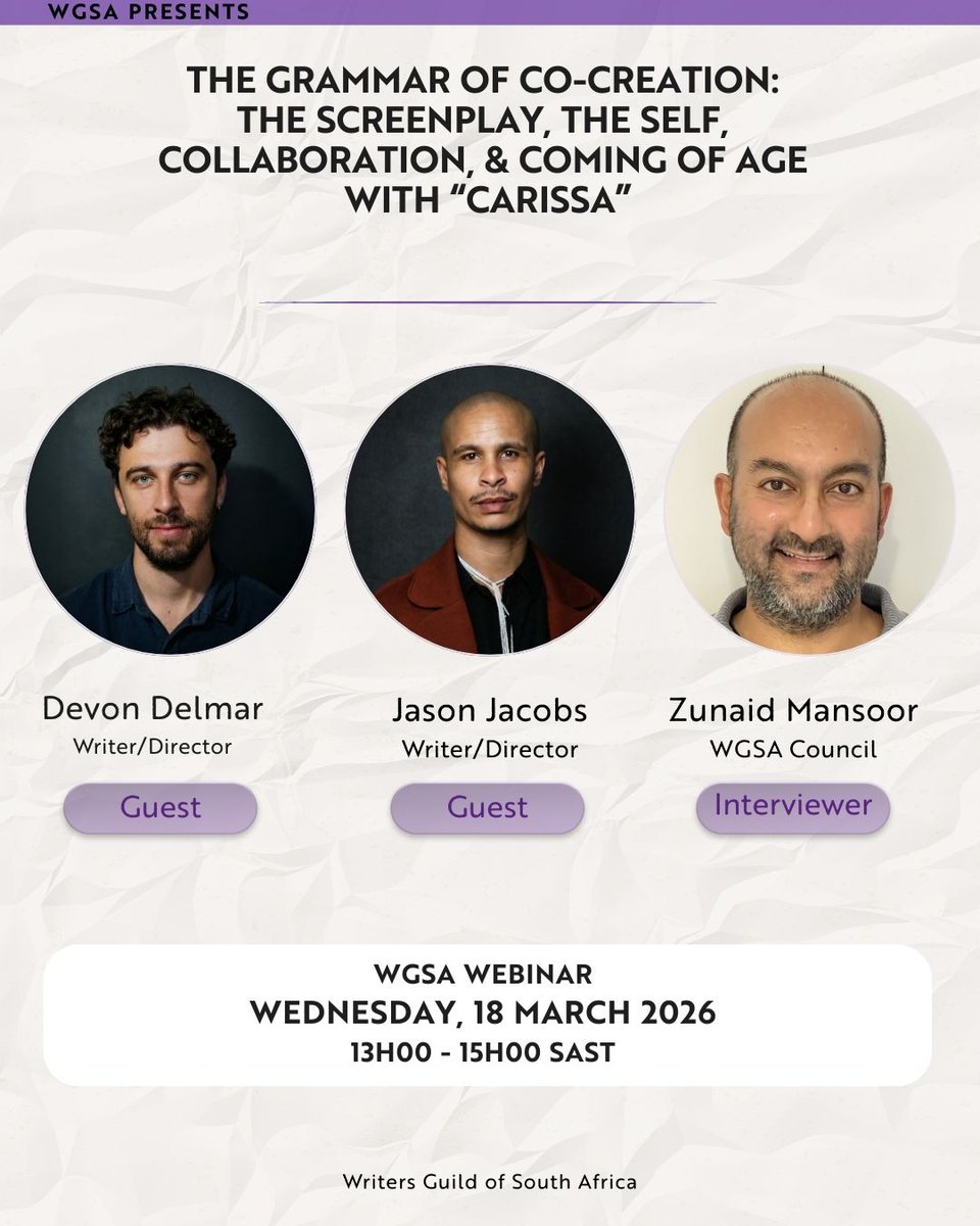 Writers Guild Of South Africa tweet media