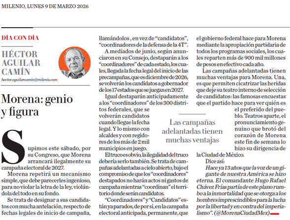 Héctor Aguilar Camín (@aguilarcamin) on Twitter photo 