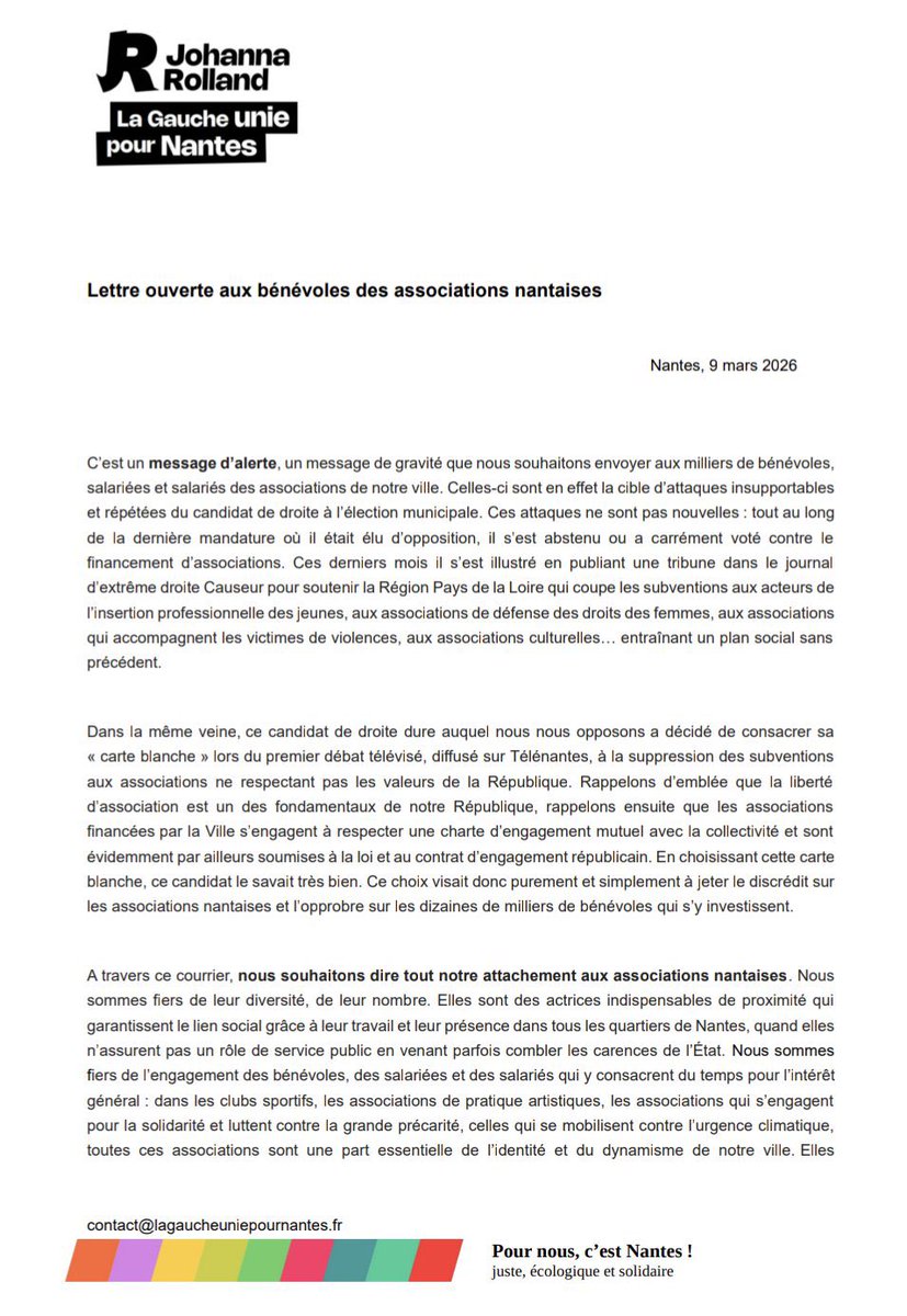 La Gauche Unie pour Nantes tweet media