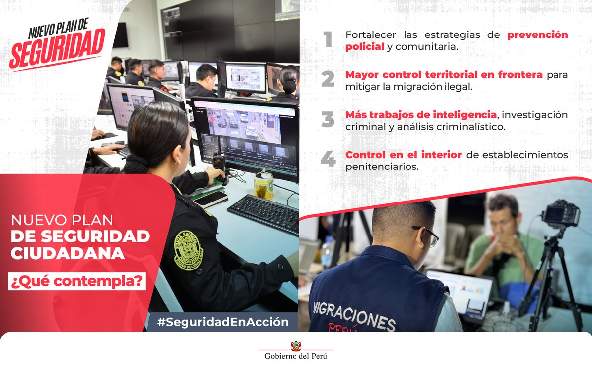 Gobierno presentó el nuevo plan de seguridad ciudadana, basado en la ...
