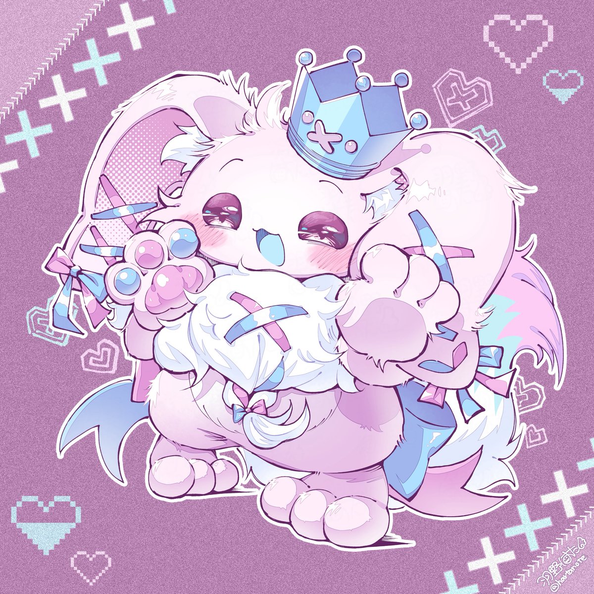 ぽむあ🌧👅🎀@ケモノ系配信うさぎ tweet media