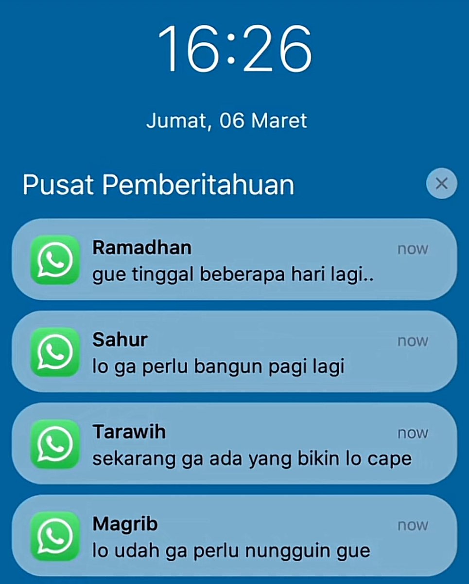 Semoga kita semua dipertemukan di ramadhan tahun depan, amin 🙏🏻