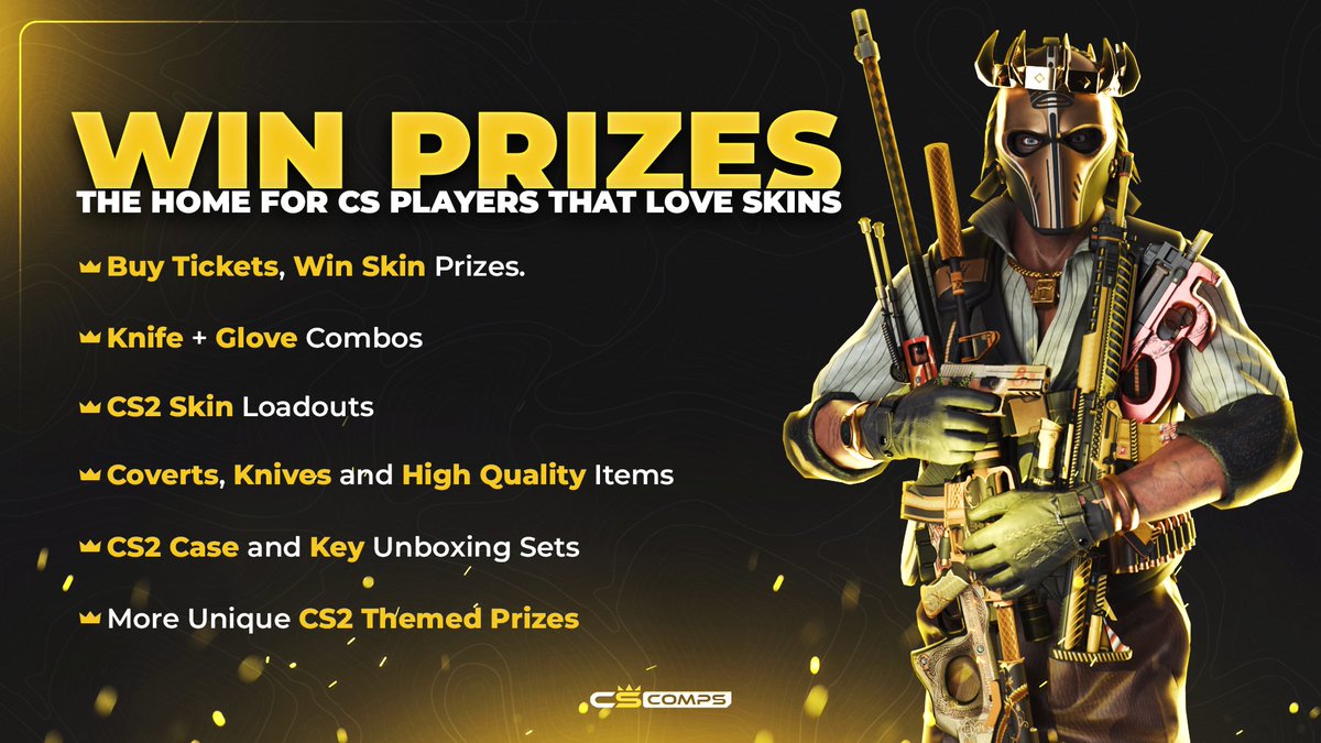 WIN CS2 PRIZES ON CSCOMPS🏆(Opening 5 Days) Bored of sites where you can ...