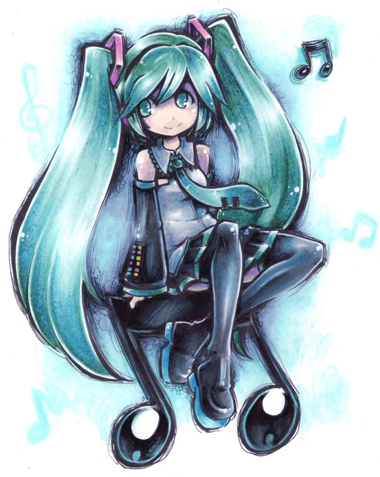 some Miku over the years #ミクの日2026