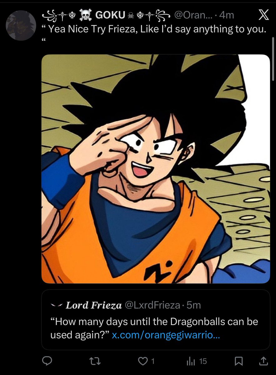 LxrdFrieza's tweet photo. Breaking News: Saiyan Neanderthal caught red handed showcasing a classic case of False Advertising. Further proof that all Saiyan Monkeys are scheming liars, no doubt.

But first a word from our sponsor: The Frieza Force! https://t.co/7RH1p14dMf