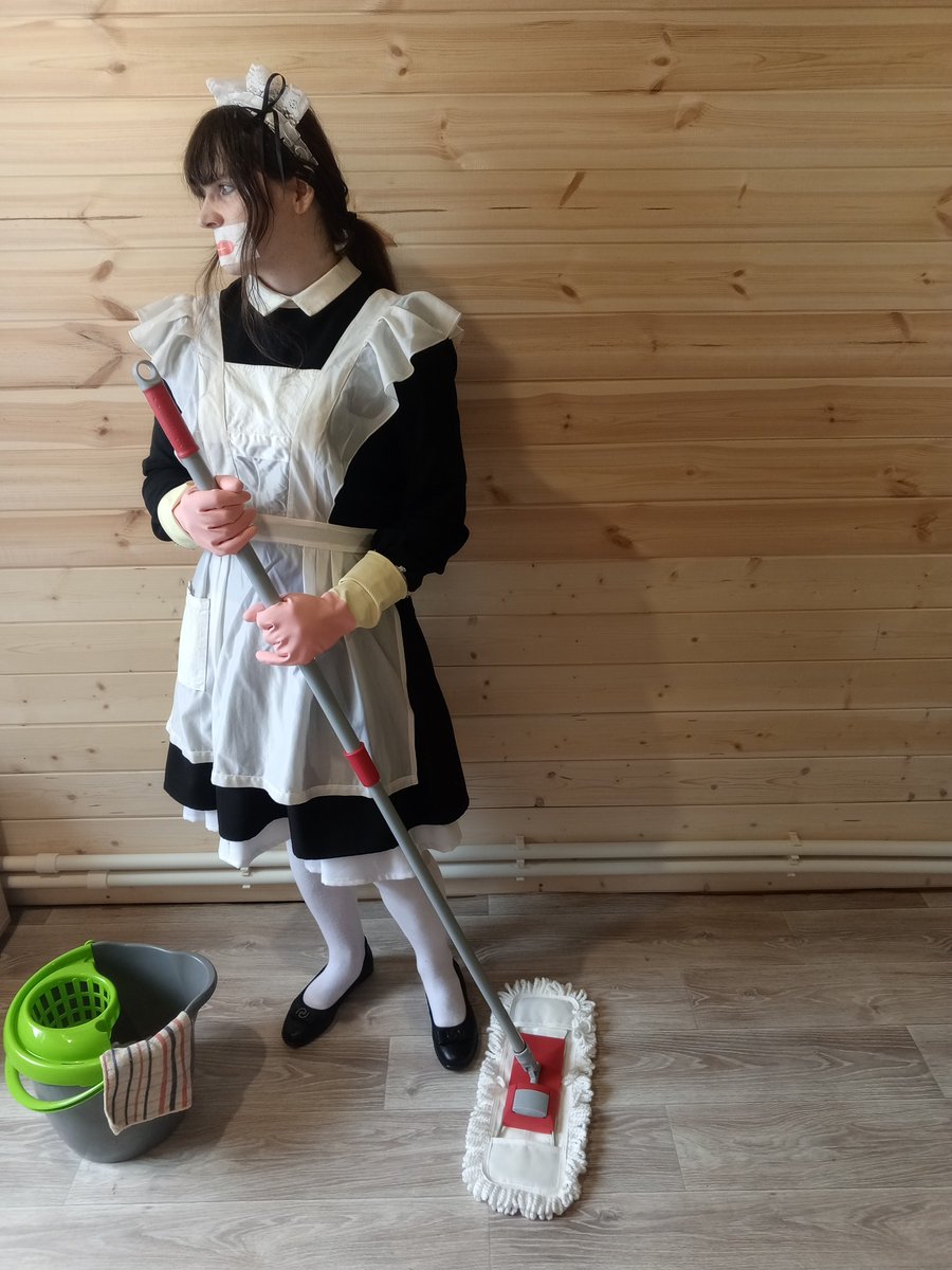 tenchku's tweet photo. quiet maid https://t.co/pgEPI6o6bk