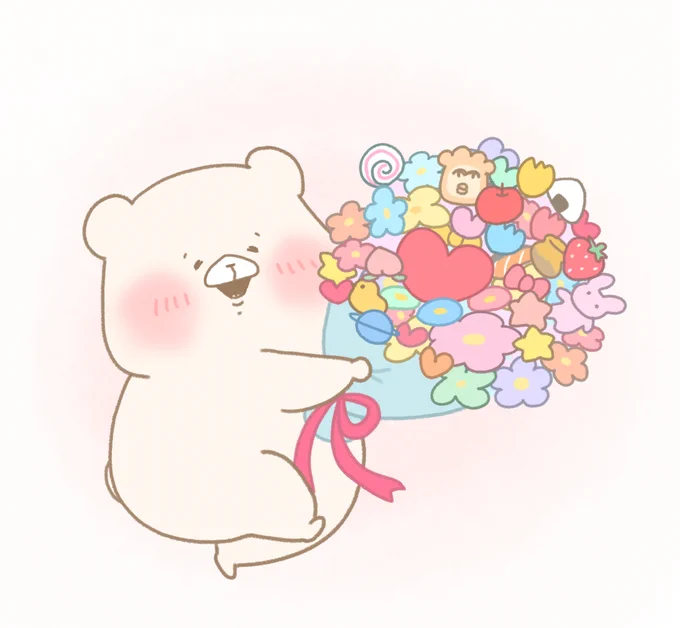 いつもありがとう くま #感謝の日