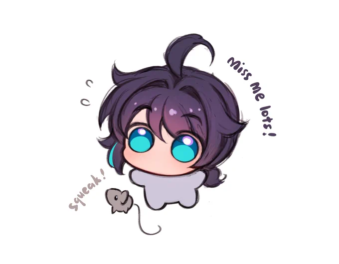 With a heavy heart I'm gonna be away until around August, locking in on commissions &amp; work I'll do some reposts to keep the acc alive, I drew so much all these years to not post them twice anyways, so drop by for my old works! Miss me and my lil patootie