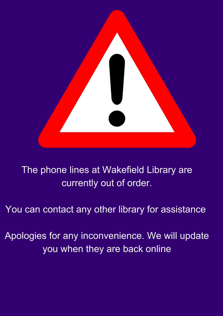 Wakefield Libraries tweet media