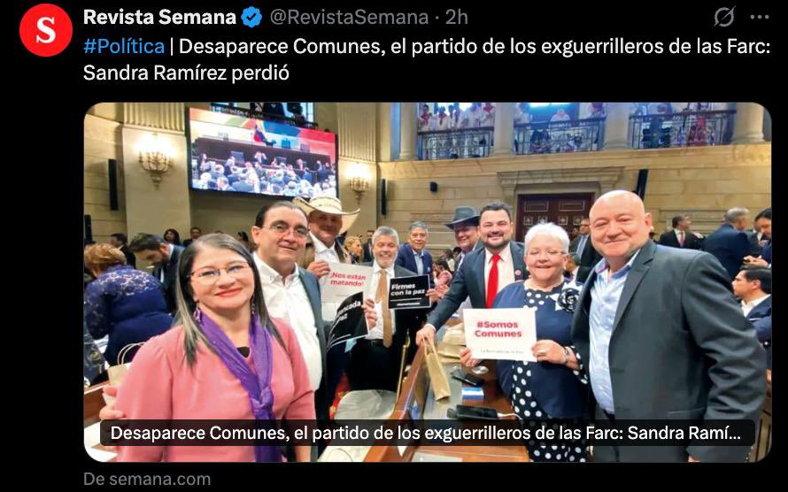 María Fernanda Cabal tweet media