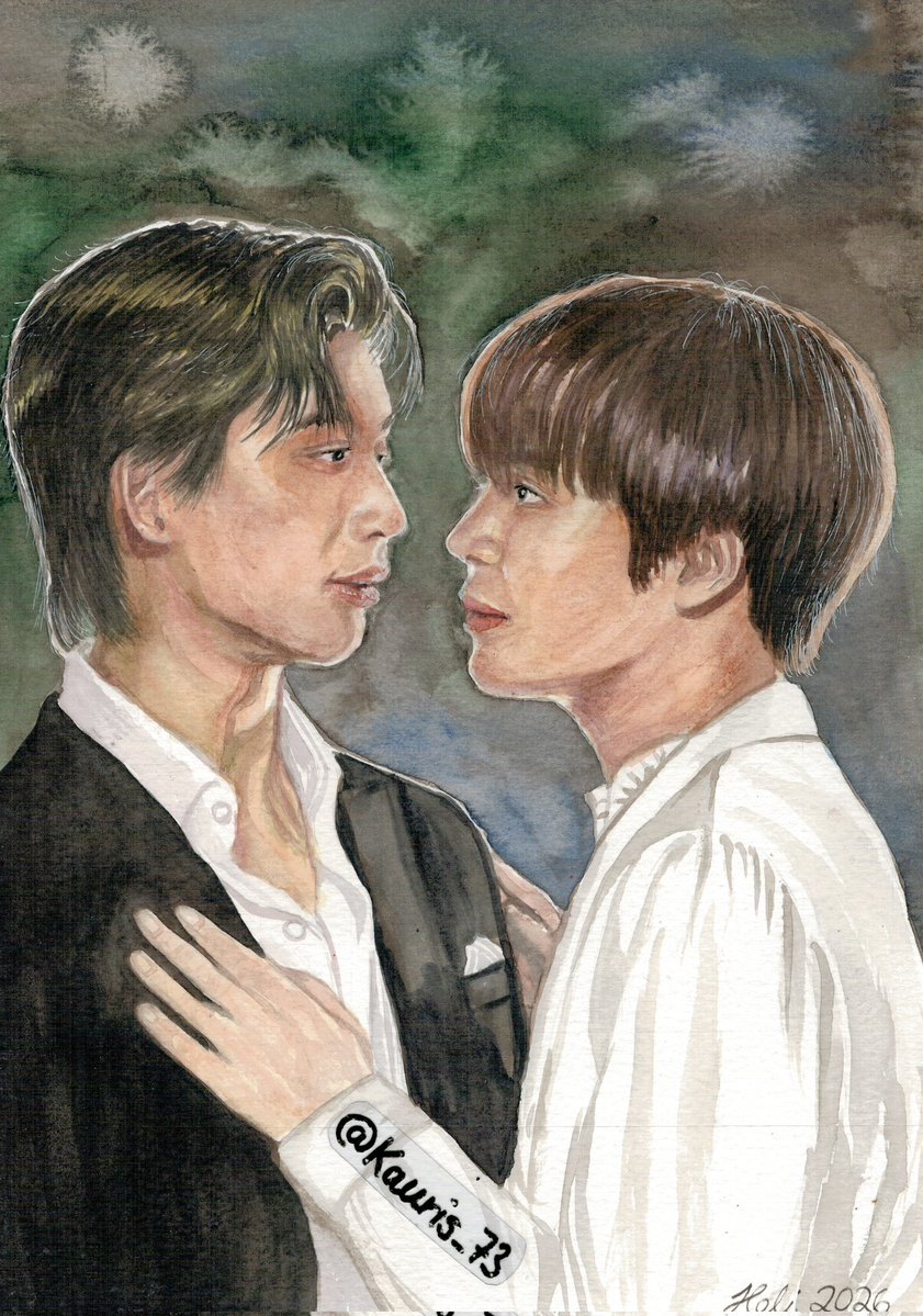 Kauris73's tweet image. Pond and Earth.
#watercolorportrait #pondearth #fanart #foureveryou #traditionalart