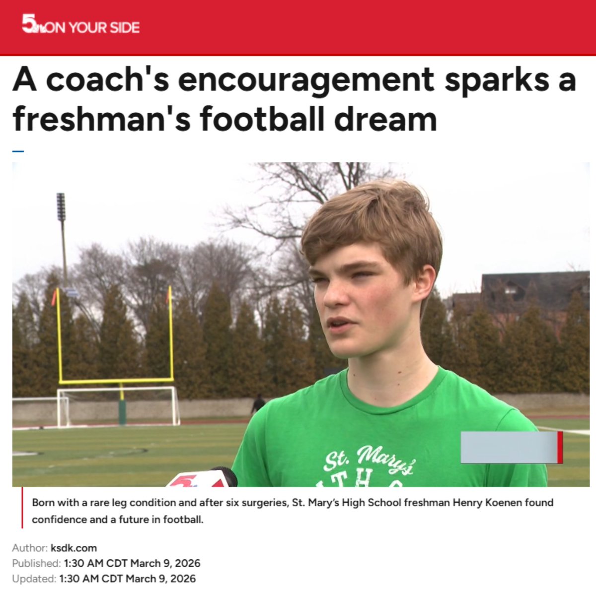 St. Mary's South Side Catholic High School tweet media