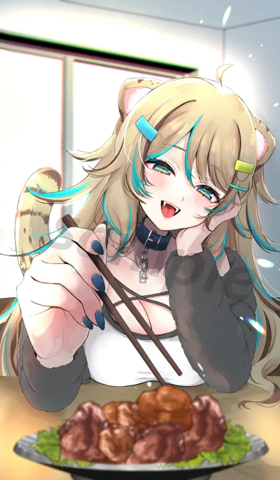 【お仕事】 娘のりんちゃん(#rinrin_rinka_vt)の 誕生日イラスト描かせていただきました