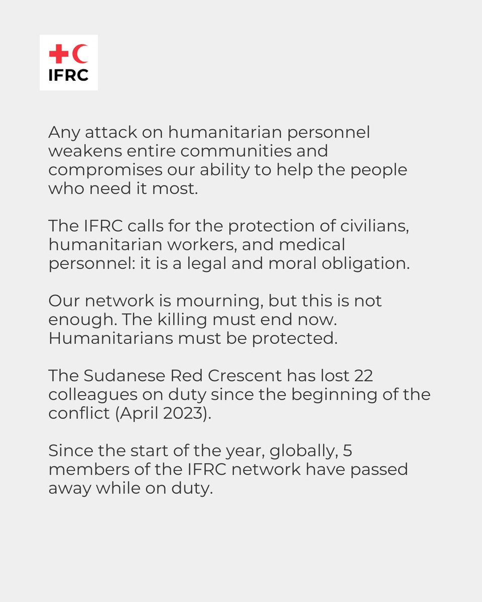 IFRC tweet media