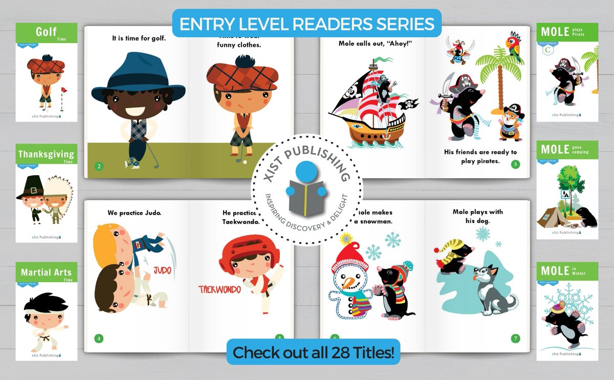 XistPublishing's tweet image. 📚⚾️ Introduce young learners to reading with the Entry Level Readers series! Perfect for guided reading levels A-C, these illustrated stories engage early readers with simple sentences &amp;amp; captivating visuals. #EarlyLearning #GuidedReading #EntryLevelReaders #BeginningReaders