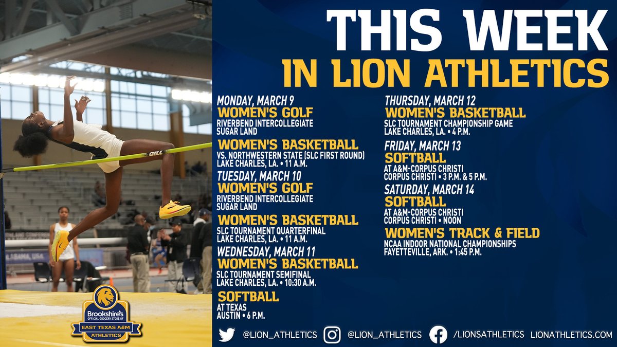 East Texas A&M Lion Athletics tweet media
